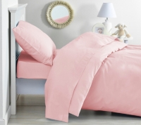 Drap Plat Bebe Enfant 100 Coton Bio 118x180 Cm Rose Petale Au Meilleur Prix E Leclerc