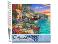 Kit de peinture par numéros avec pinceaux et peintures (cerf HHGZGX4034
