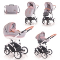 poussette 3 roues leclerc