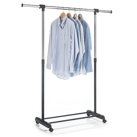 Portant v tements SALA en m tal chrom et blanc Portant v tements SALA en m tal chrom et blanc
