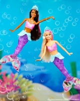 barbie sirene et danse aquatique