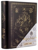 Tirelire Métal Harry Potter - En Forme De Livre Officiel - Crête De Poudlard - Cadeau Fan Et Décoration