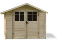 Abri de jardin bois 28 mm 7,53 m²