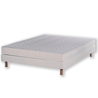 Ensemble matelas/sommier 160 x 200 cm + pieds EPSILON
