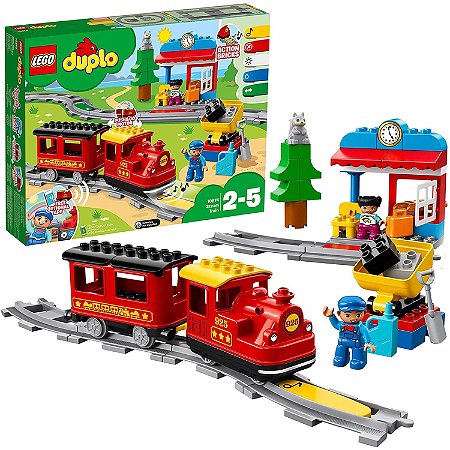 Lego - LEGO® DUPLO® Ma ville - Mon train de luxe - 10508 - Briques