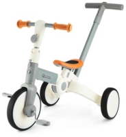 Tricycle Enfant HyperMotion 5 En 1 - Évolutif 1,5 à 5 Ans - Draisienne, Vélo, Pédales Amovibles - Gris