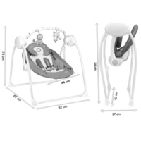 Ruben Balancelle Bebe Motorisee Electrique Pliable Musicale Bleu Au Meilleur Prix E Leclerc