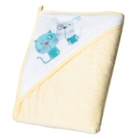 Drap De Bain Serviette Toilette Cape Bebe Blanc Dog And Cat Au Meilleur Prix E Leclerc