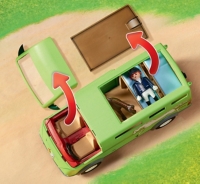 playmobil van avec cheval