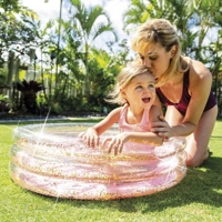 Piscinette Gonflable D86 Glitter Intex Rose Au Meilleur Prix E Leclerc