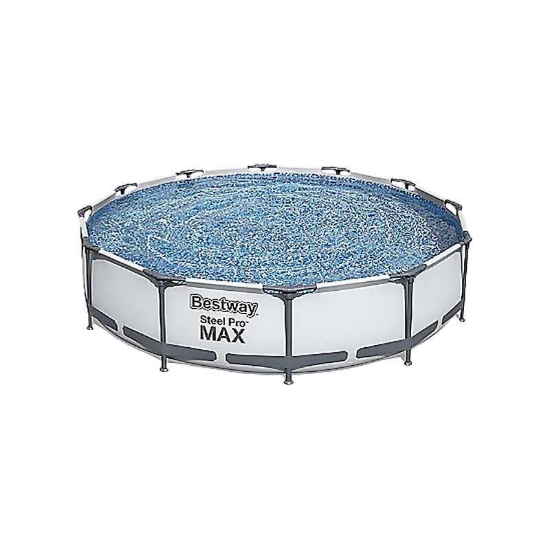 Piscine hors sol Steel Pro Max™ diamètre 366 x 76 cm avec pompe et cartouche de filtration Type I.