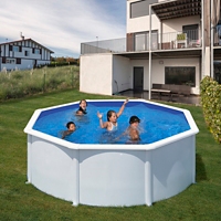 Piscine Acier Hors Sol Ronde ø370 X 122 Cm Maison Et Loisirs E