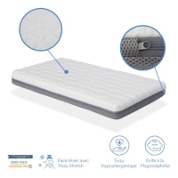 Matelas Bebe Kala 67x137 Plan Incline 15 Epaisseur 11cm Dehoussable Et Lavable Au Meilleur Prix E Leclerc