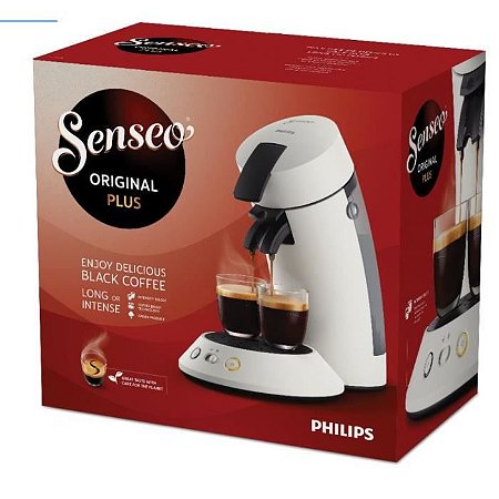 Machine à café à dosettes PHILIPS SENSEO ORIGINAL+ CSA210/11 Blanc Titane meilleur prix | E.Leclerc