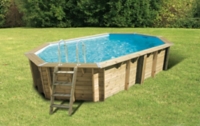 Piscine bois octogonale 610 x 400 cm - Maison et Loisirs E ...