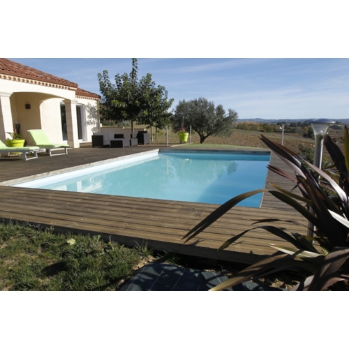Piscine Sunwater 300 x 555  x H140 cm + 1 Robot nettoyeur Robotclean Accu S offert jusqu'au 15 mai 2022