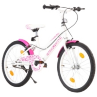 VidaXL Vélo pour enfants 24 pouces Bleu et blanc 92184 - Sport