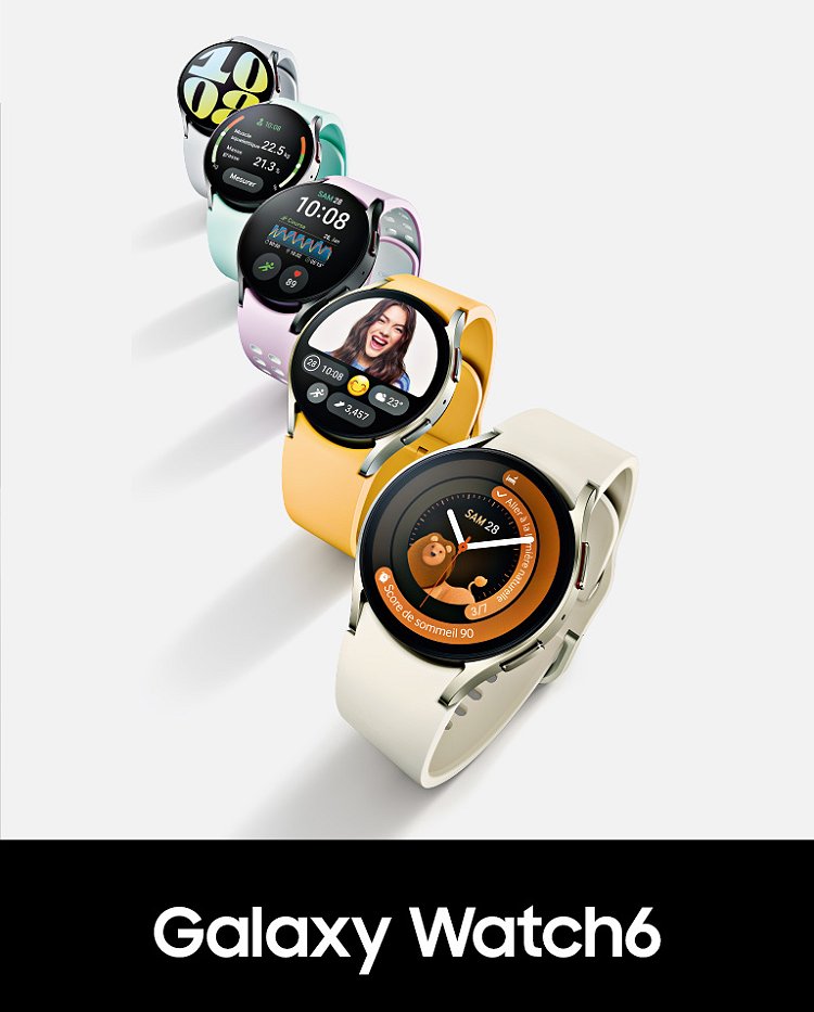 Samsung Galaxy Watch6 4G (44 mm / Graphite) - Montre connectée