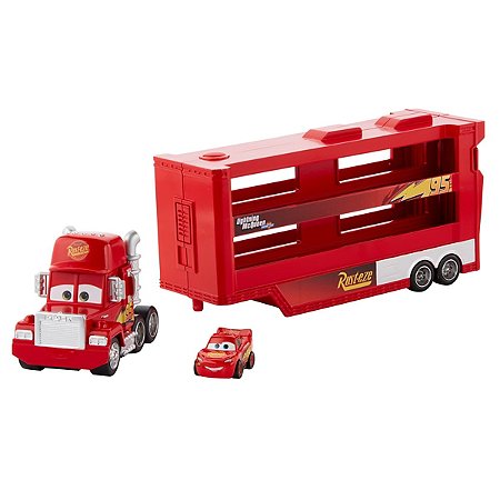 5 Mini Voitures incluses Disney Pixar Cars Véhicule Camion Transporteur Mack pour Transporter Jusquà 12 Mini-véhicules Frp09 Jouet pour Enfant 