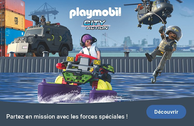 Playmobil City Action 71149 Hélicoptère des forces spéciales - Playmobil -  Achat moins cher