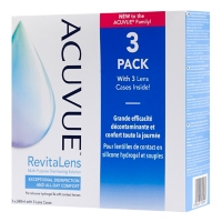 Acuvue Revitalens 3x360ml : Produit pour lentilles à prix Leclerc 