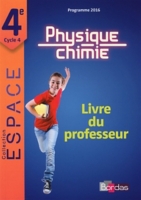 Physique Chimie 4e Cycle 4 Programme 2016 Livre Du Professeur - 