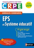 Eps Et Système éducatif Annales Corrigées Crpe Oral 2019 - 