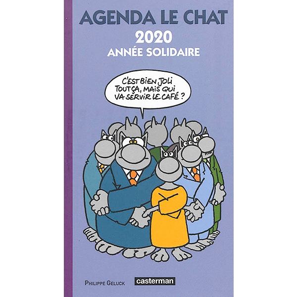 Agenda Le Chat Annee Solidaire Philippe Geluck Espace Culturel E Leclerc