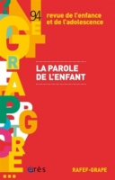 REVUE DE L'ENFANCE ET DE L'ADOLESCENCE 