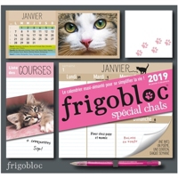 Frigobloc Special Chats De Janvier A Decembre 19 Le Calendrier Maxi Aimante Pour Se Simplifier La Vie Espace Culturel E Leclerc