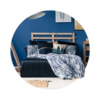 ESSEN - Petite armoire contemporaine chambre/bureau/studio - 180x55x42 cm -  Penderie - Meuble de rangement - Sonoma/Blanc
