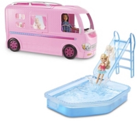 camping car piscine barbie