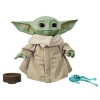 Star Wars The Mandalorian Figurine Peluche Electronique The Child Bebe Yoda De Cm Lucas Licensing Ltd Au Meilleur Prix E Leclerc